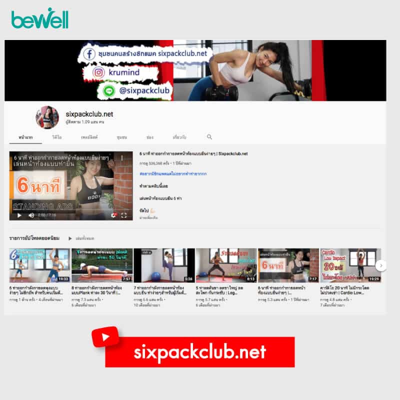 สอนออกกำลังกาย Bewell