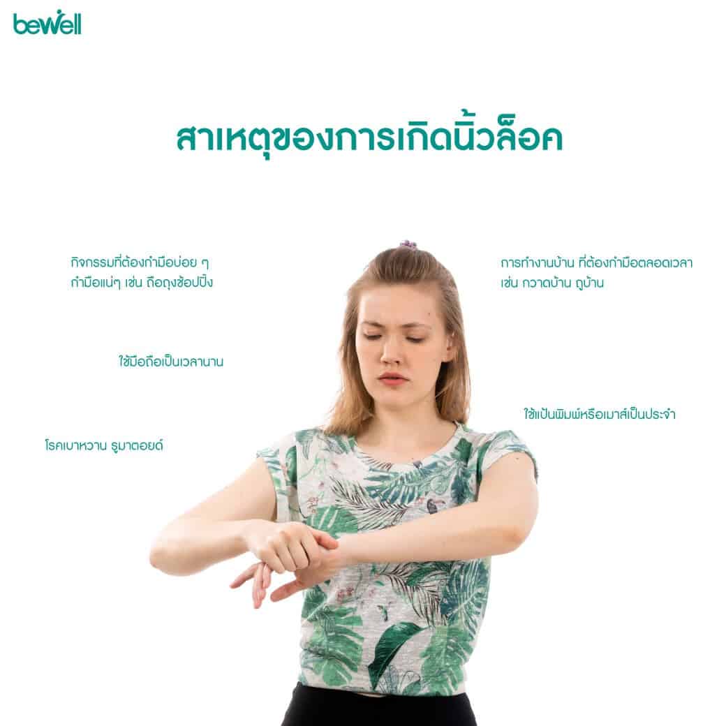 นิ้วล็อค เกิดจาก Bewell