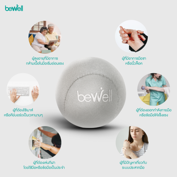 ลูกบอลบริหารมือ Bewell