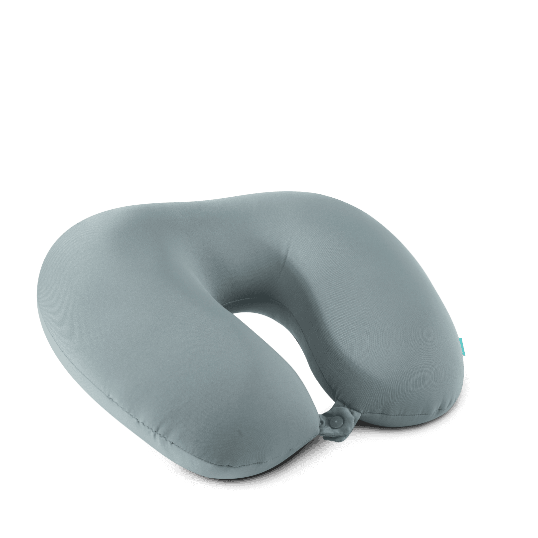 หมอนรองคออเนกประสงค์ 2 in 1 - bewell neck pillow - เทา